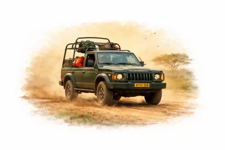 Group travellers enjoying Jim Corbett canter safari booking