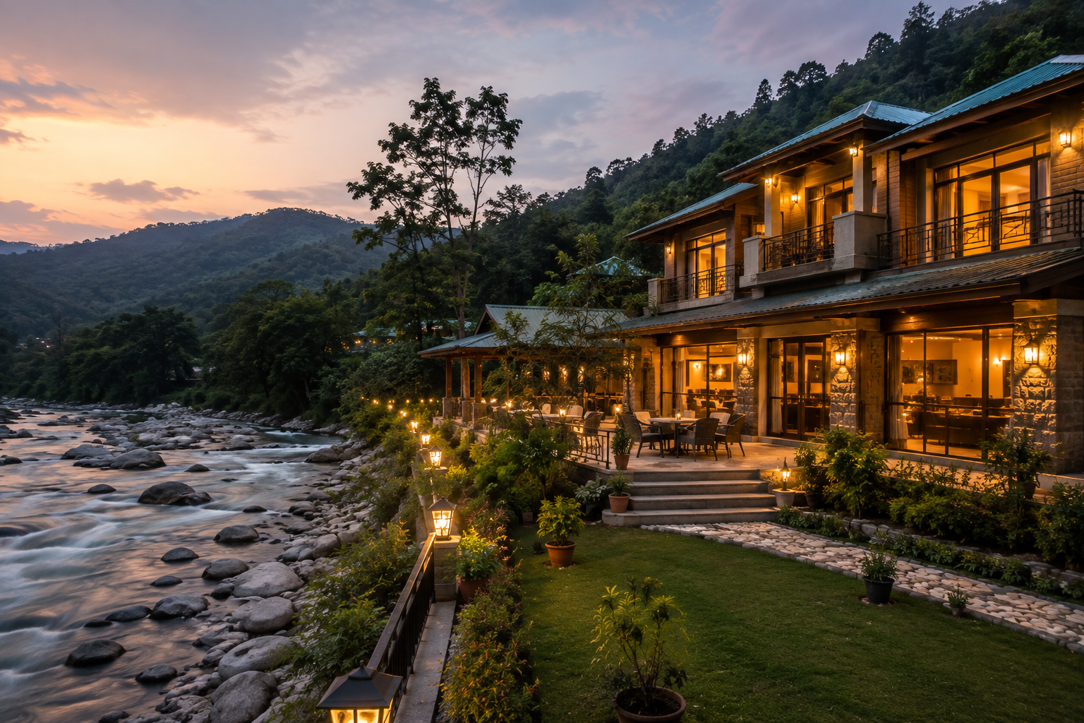 Premium Riverside Resort Jim Corbett
